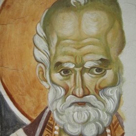 Графика и монументалка: св.Николай